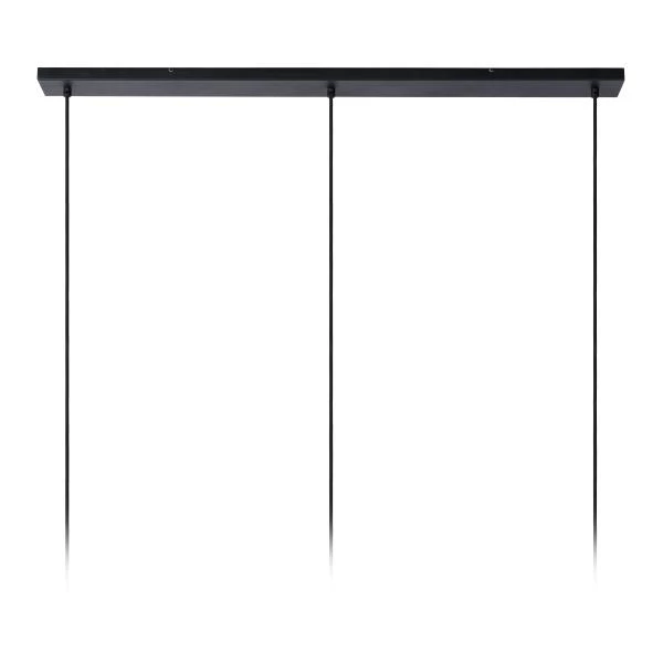 Lucide MANUELA - Pendant light - 3xE27 - Black - detail